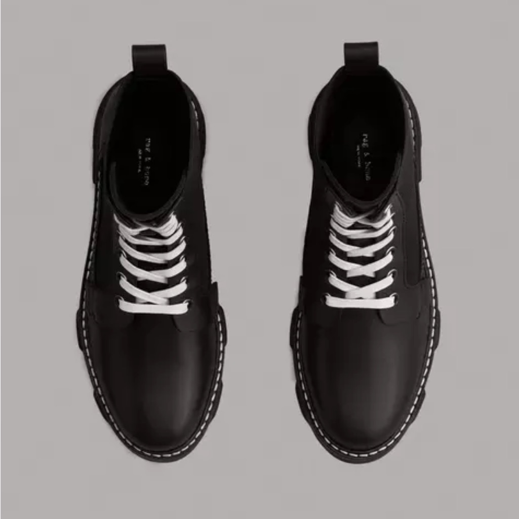 Shiloh Boot - Leather Combat Ankle Boot